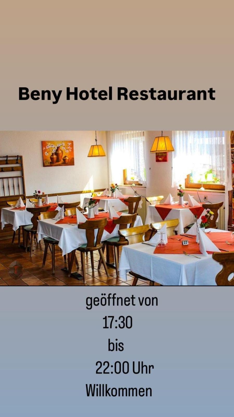 Beny Hotel Restaurant Hertingen Buitenkant foto